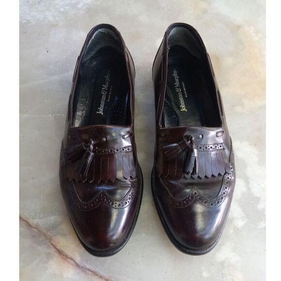 Johnston and Murphy Men\'s sz. 9.5W Tassel Loafers main image 9